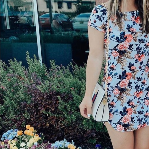 Floral off the shoulder dress. Super cute - Picture 1 of 2